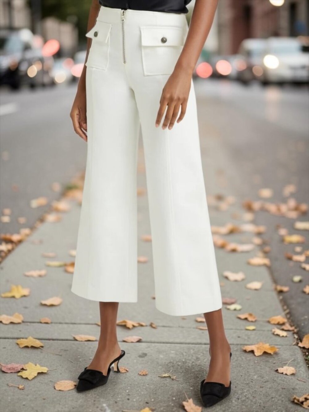 Cinq a Sept 5a7 Azure Jeans 27 White Cropped High Rise